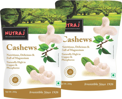 

Nutraj Healthy Bites Premium Cashews(500 g, Pouch)