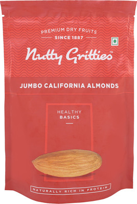 

Nutty Gritties Jumbo California Almonds Almonds(223 g, Pouch)