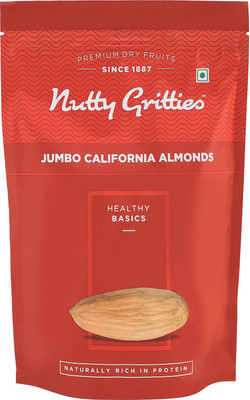 

Nutty Gritties Jumbo California Almonds Almonds(454 g, Pouch)