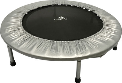 

Dolphy 40 Inch Foldeble Trampoline(Silver, Black), Black;silver