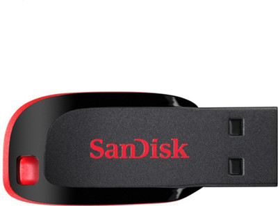 

SanDisk Cruzer Blade USB Flash Drive 64 GB Pen Drive(Red)