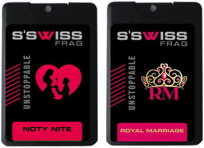

S'swiss Noty Nite and Proyal Marriage Combo Pack Pocket Perfume Perfume - 40 ml(For Men & Women)