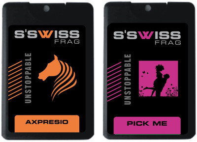 

S'swiss Axpresio and Pick Me Combo Pack Pocket Perfume Perfume - 40 ml(For Men & Women)