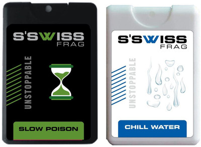 

S'swiss Slow Poison and Chill Water Combo Pack Pocket Perfume Perfume - 40 ml(For Men & Women)