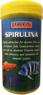 

Taiyo Spirulina Fish Flake Food 50 g Dry Fish Food