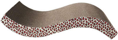 

Foodie Puppies Cat Scratching Board Pad Toy, Wave Curved Catnip Catch Board Mat, Satisfy Your kitty's Natural Scratching Instinct, Save Your Furniture - Corrugated Scratching Pad Wooden Training Aid For Cat