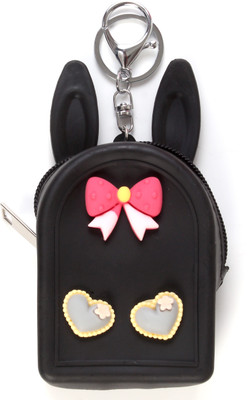 

b4bags Two Teddy Coin Purse with key chain (CP12601 Black) Coin Purse(Black)