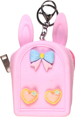 

b4bags Two Teddy Coin Purse with key chain (CP12606 Baby Pink) Coin Purse(Pink)