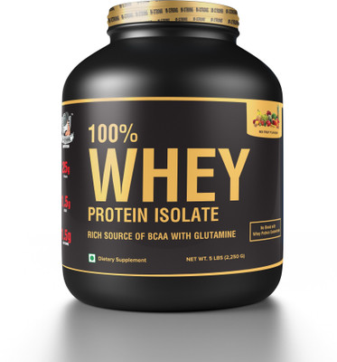 

M-tech M STRONG NUTRITION High Protein WHEY ISO LATE Supplement Powder (5 Lbs) Whey Protein(2.5 kg, Chocolate)