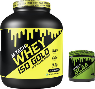 

M-tech WHEY ISO GOLD - 5lbs - Choco+BCAA Whey Protein(2.5 kg, Chocolate)