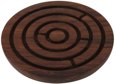 

PUREESSENCE Wooden Labyrinth Board Game Round(1 Pieces)