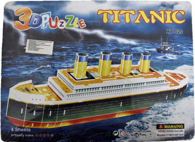 

IXORA 3D PUZZLE TITANIC SHIP MINIATURE(4 Pieces)