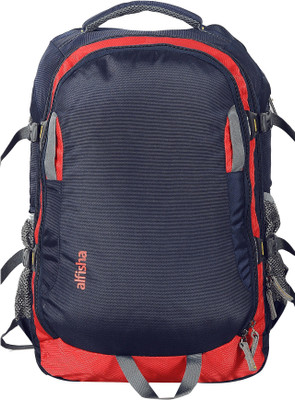 

Alfisha Water Proof Mountain Rucksack/Hiking/Trekking/Camping Bag/Backpack 45 ltrs Rucksack With Laptop Compartment (Navy Blue) Rucksack - 35(Blue)