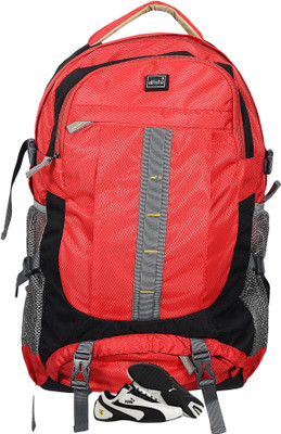 

alfisha Lightweight Waterproof Luggage Travel Rucksack / Hiking backpack/ Red Rucksack - 35(Red)