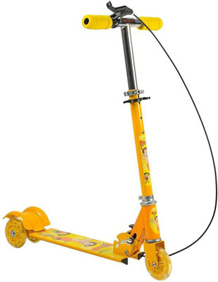 

Disney CHOTA BHEEM 3 WHEEL TOY SKTING PLAYING SCOOTER WITH LED LIGHTS.HAND BRAKE AND BELL YELLOW CHOTA BHEEM SCOOTER(Yellow)