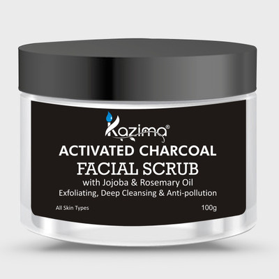 

KAZIMA Activated Charcoal Facial Scrub (100g) Scrub(100 g)