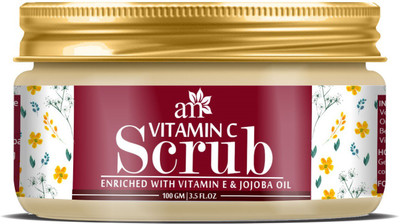 

AromaMusk Invigorating & Exfoliating Vitamin C Skin Brightening Face Scrub (Enriched With Goodness of Vitamin E & Jojoba Oil) Scrub(100 g)