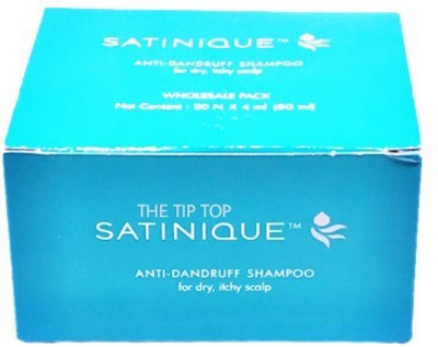 

THE TIP TOP SATINIQUE ANTI DANDRUFF SHAMPOO ( PACK OF 20 POUCH)(80 ml)