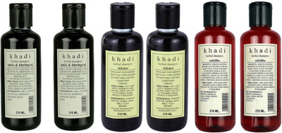 

Khadi Herbal AMLA BHRINGRAJ, SHIKAKAI, SATRITHA SHAMPOO(1260 ml)