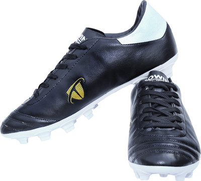 

Gowin By Triumph Ace Black,White Football Shoes For Men(Black, White