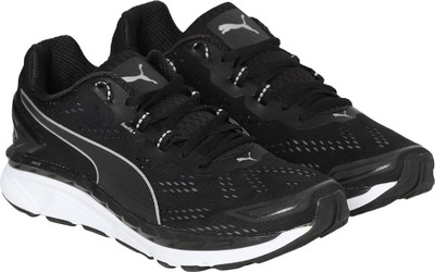

Puma Speed 1000 IGNITE Running Shoes For Men(Black, Black-quiet shade- silver