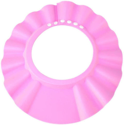 

SYGA Baby Shampoo Shower Bathing Protection Bath Soft Cap Soft Adjustable Visor Hat for Toddler, Baby, Kids, Children (Pink)