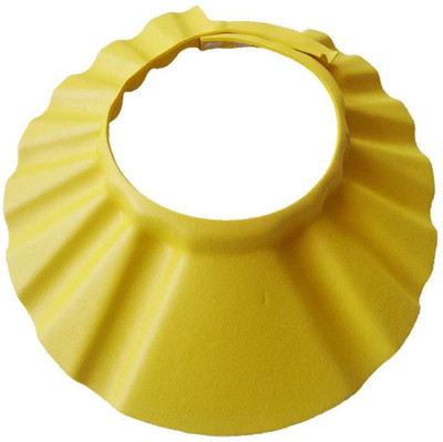 

SYGA Baby Shampoo Shower Bathing Protection Bath Soft Cap Soft Adjustable Visor Hat for Toddler, Baby, Kids, Children (Yellow)