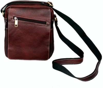 

MARFIT Men Casual, Formal Brown Genuine Leather Sling Bag