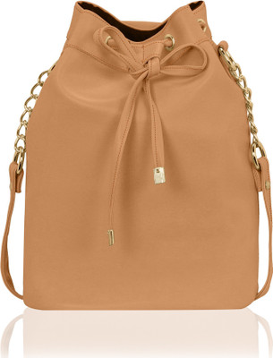 

Kleio Women Casual Tan PU Sling Bag