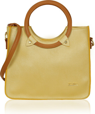 

Kleio Women Formal, Casual Yellow Leatherette Hand-held Bag