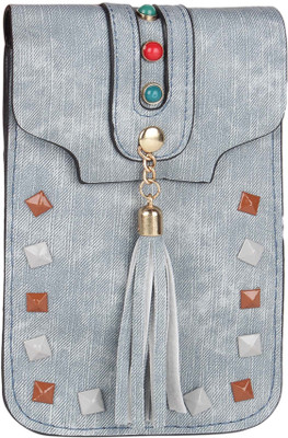 

Skynova Girls Casual Blue PU Sling Bag