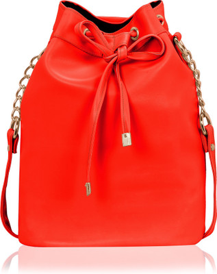 

Kleio Women Casual Red PU Sling Bag