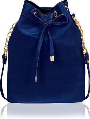 

Kleio Women Casual Blue PU Sling Bag