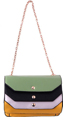 

Your Pretty Closet Women Evening/Party Multicolor Synthetic Fabric Sling Bag