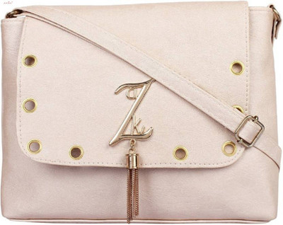 

SAHAL Girls Casual Beige PU Sling Bag