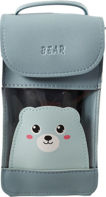 

SB Girls Casual Blue PU, Silicon Sling Bag