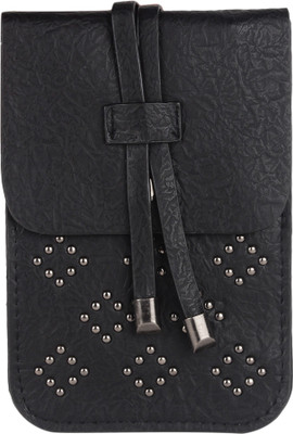 

Skynova Girls Casual Black PU Sling Bag