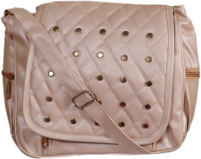 

Easydeals Girls Evening/Party, Casual White PU Sling Bag