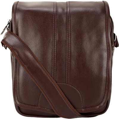 

Wonder Star Men & Women Formal, Casual Brown Genuine Leather Sling Bag