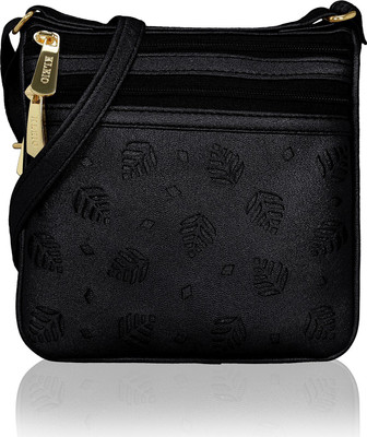

Kleio Women Formal, Casual Black PU Sling Bag
