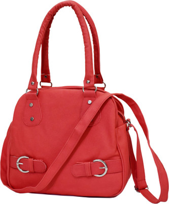 

SPLICE Women Casual Red PU Sling Bag