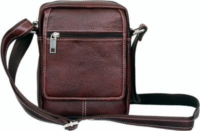 

MARFIT Men Casual, Formal Brown Genuine Leather Sling Bag