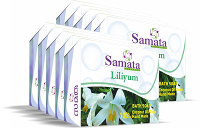 

Samata Liliyum Handmade Bath Soap Combo Pack (10)(200 g, Pack of 10)