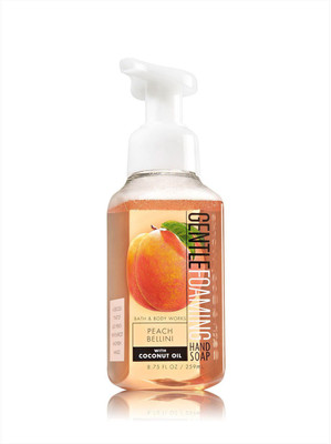

Bath & Body Works Gentle Foaming Hand Soap, Peach Bellini - 259ml (8.75oz)(259 ml, Bottle)