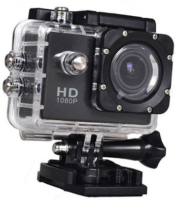 

Lizzie Action Camera 1080P 12MP Sports Camera Full HD 2.0 Inch Action Cam 30m/98ft Underwater Waterproof Camera with Mounting Accessories Kit Sports and Action Camera(Black, 12)