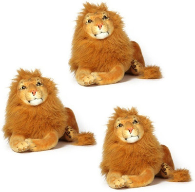 

Speoma LION ANIMAL SOFT TOY PACK OF 3 - 32 cm(Multicolor)