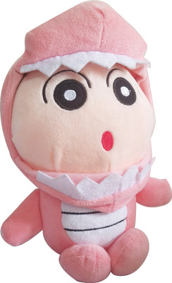 

imodish Shinchan Wearing Cute Pink Alligator Dress 22 Cms. Soft Toy Plush Stuffed Toys - 5 cm(Pink)
