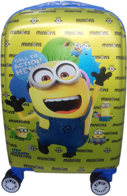 

kidoz kingdom MINIONS TROLLEY BAG FOR KIDS -  INCH Cabin Luggage -  inch(Multicolor