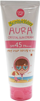 

Cathy Doll Suntection Auro Crystal Sun Cream SPF45 - SPF 15 PA++++(140 g)