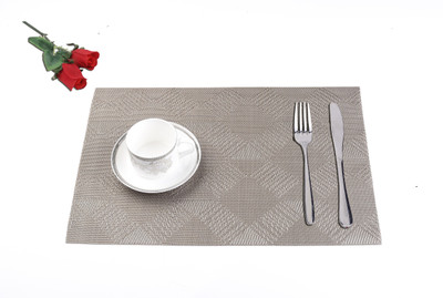 Lushomes Rectangular Pack of 6 Table Placemat(Brown, PVC (Polyvinyl Chloride)) at flipkart